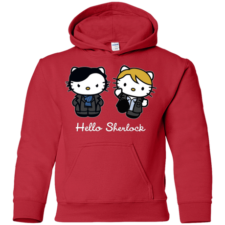 Sweatshirts Red / YS Hello Sherlock Youth Hoodie