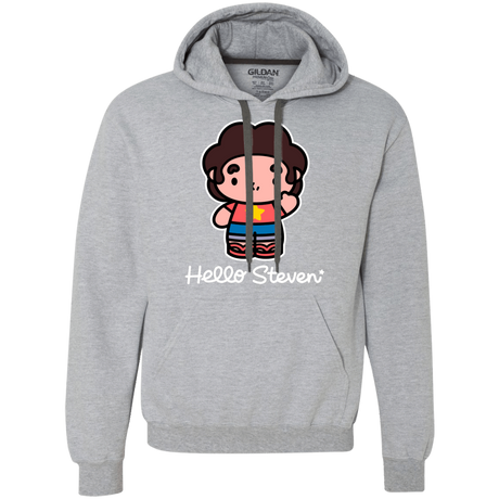 Sweatshirts Sport Grey / S Hello Steven Premium Fleece Hoodie