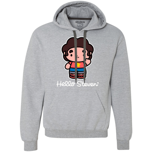 Sweatshirts Sport Grey / S Hello Steven Premium Fleece Hoodie