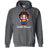 Sweatshirts Dark Heather / S Hello Steven Pullover Hoodie