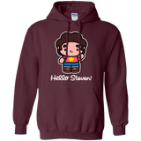 Sweatshirts Maroon / S Hello Steven Pullover Hoodie