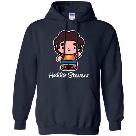Sweatshirts Navy / S Hello Steven Pullover Hoodie