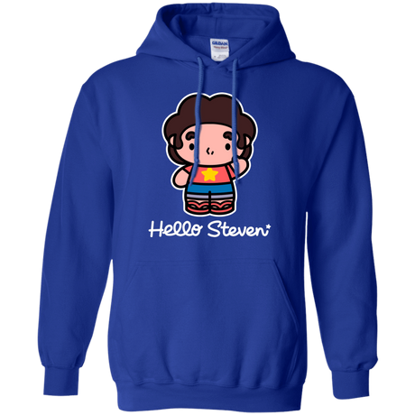 Sweatshirts Royal / S Hello Steven Pullover Hoodie