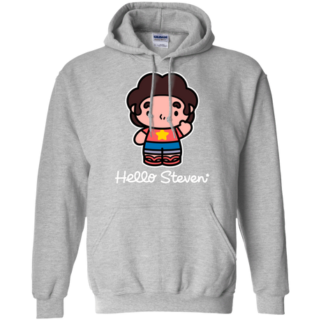 Sweatshirts Sport Grey / S Hello Steven Pullover Hoodie
