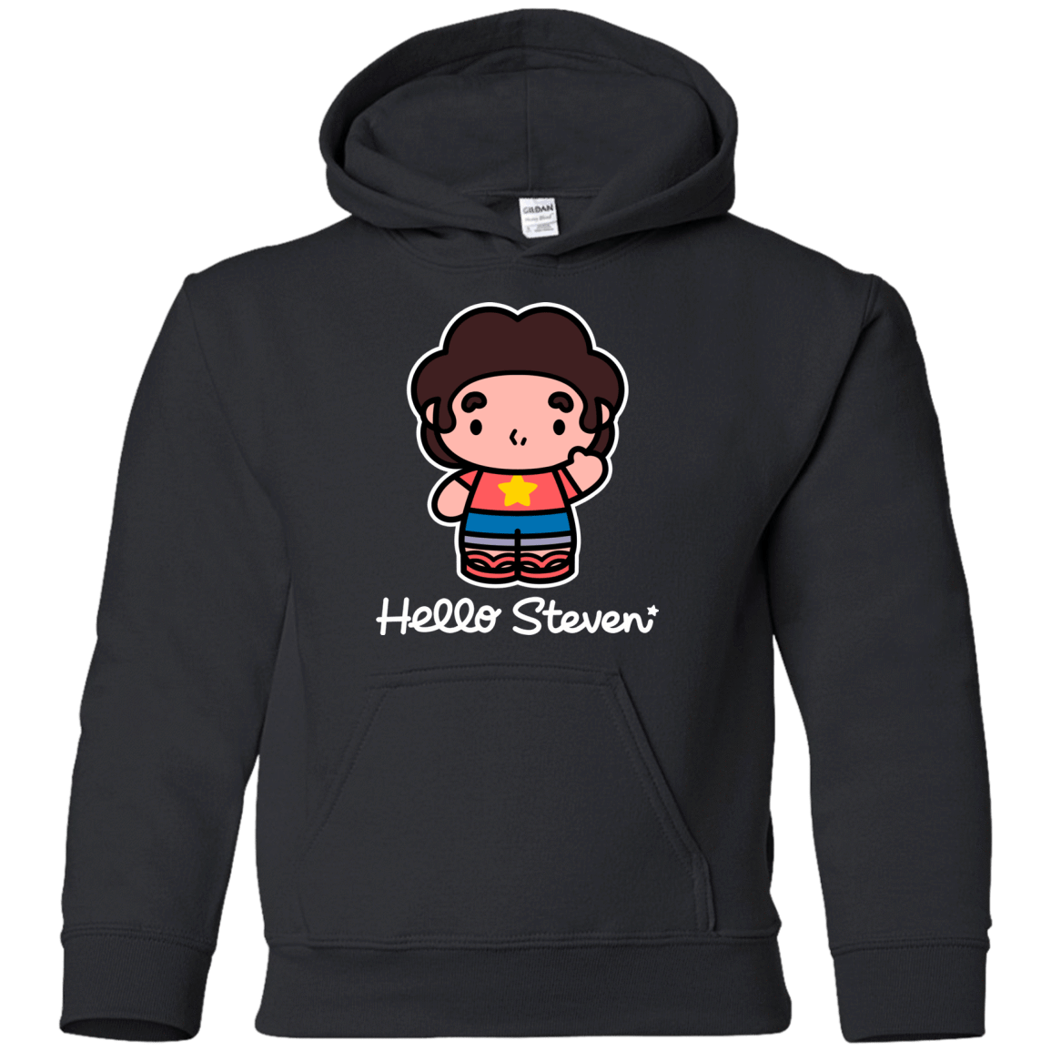 Sweatshirts Black / YS Hello Steven Youth Hoodie