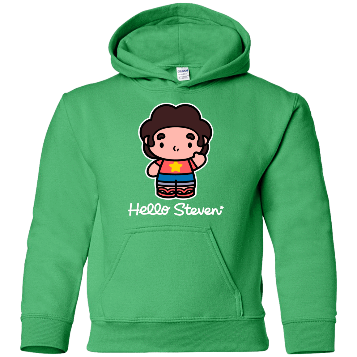Sweatshirts Irish Green / YS Hello Steven Youth Hoodie