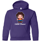 Sweatshirts Purple / YS Hello Steven Youth Hoodie