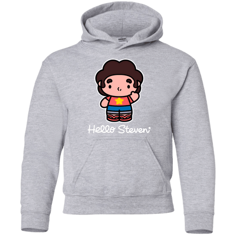 Sweatshirts Sport Grey / YS Hello Steven Youth Hoodie