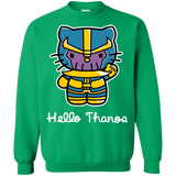 Sweatshirts Irish Green / S Hello Thanos Crewneck Sweatshirt