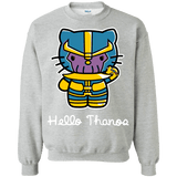 Sweatshirts Sport Grey / S Hello Thanos Crewneck Sweatshirt