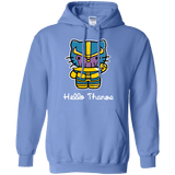 Sweatshirts Carolina Blue / S Hello Thanos Pullover Hoodie