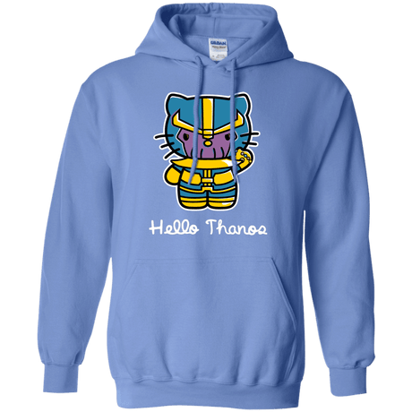 Sweatshirts Carolina Blue / S Hello Thanos Pullover Hoodie