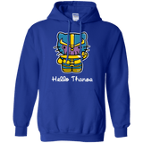 Sweatshirts Royal / S Hello Thanos Pullover Hoodie