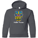 Sweatshirts Charcoal / YS Hello Thanos Youth Hoodie