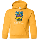 Sweatshirts Gold / YS Hello Thanos Youth Hoodie