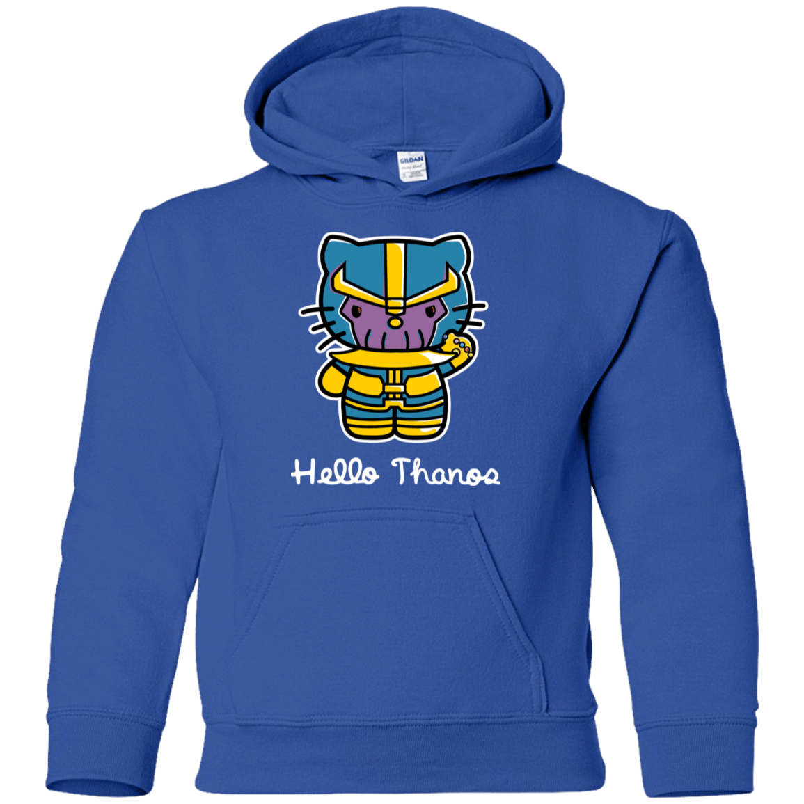 Sweatshirts Royal / YS Hello Thanos Youth Hoodie
