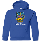 Sweatshirts Royal / YS Hello Thanos Youth Hoodie