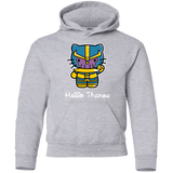 Sweatshirts Sport Grey / YS Hello Thanos Youth Hoodie