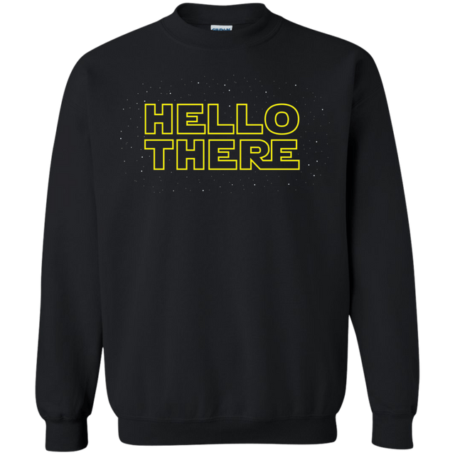 Sweatshirts Black / S Hello There Crewneck Sweatshirt