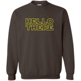 Sweatshirts Dark Chocolate / S Hello There Crewneck Sweatshirt