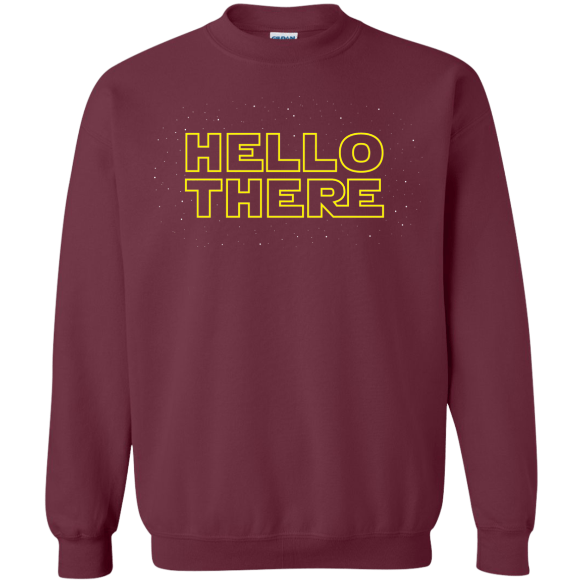 Sweatshirts Maroon / S Hello There Crewneck Sweatshirt
