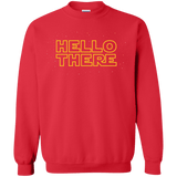 Sweatshirts Red / S Hello There Crewneck Sweatshirt