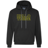 Sweatshirts Black / S Hello There Premium Fleece Hoodie