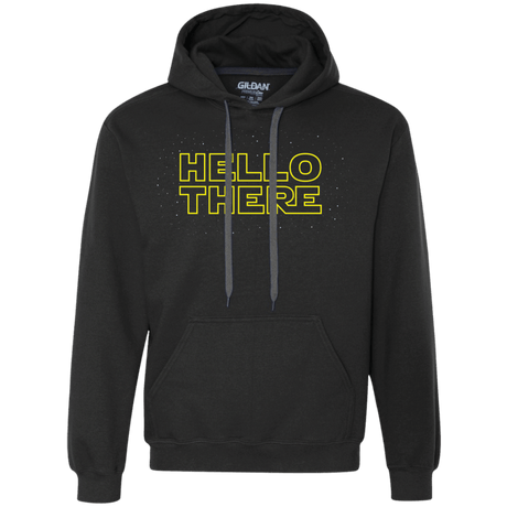 Sweatshirts Black / S Hello There Premium Fleece Hoodie