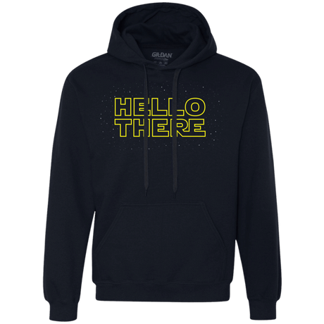 Sweatshirts Navy / S Hello There Premium Fleece Hoodie