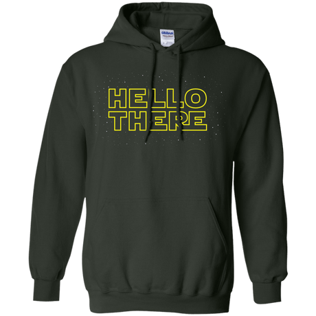 Sweatshirts Forest Green / S Hello There Pullover Hoodie