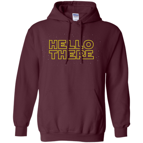 Sweatshirts Maroon / S Hello There Pullover Hoodie