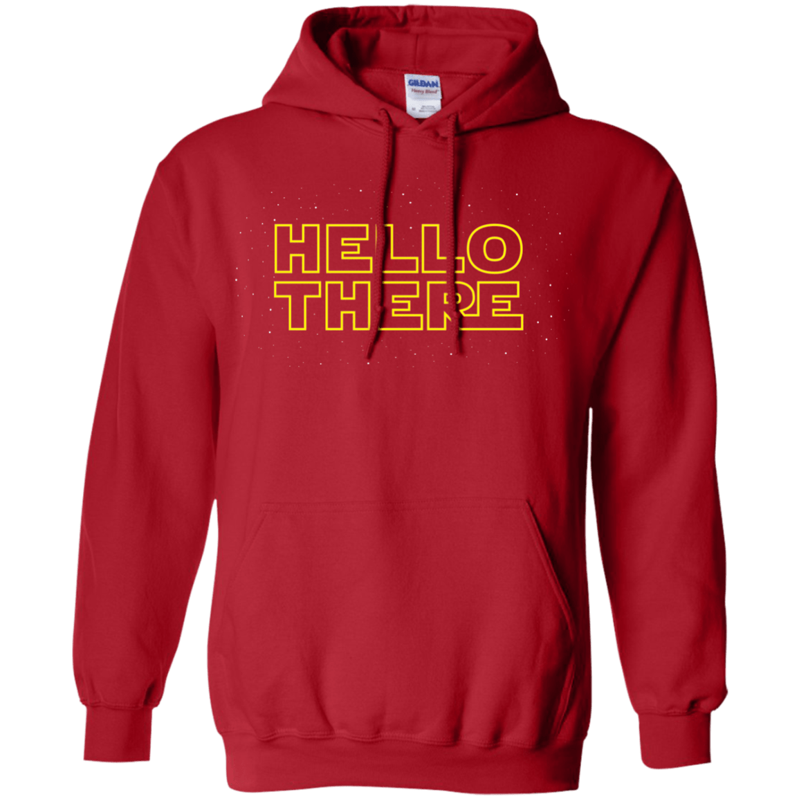 Sweatshirts Red / S Hello There Pullover Hoodie