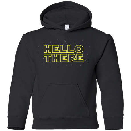 Sweatshirts Black / YS Hello There Youth Hoodie