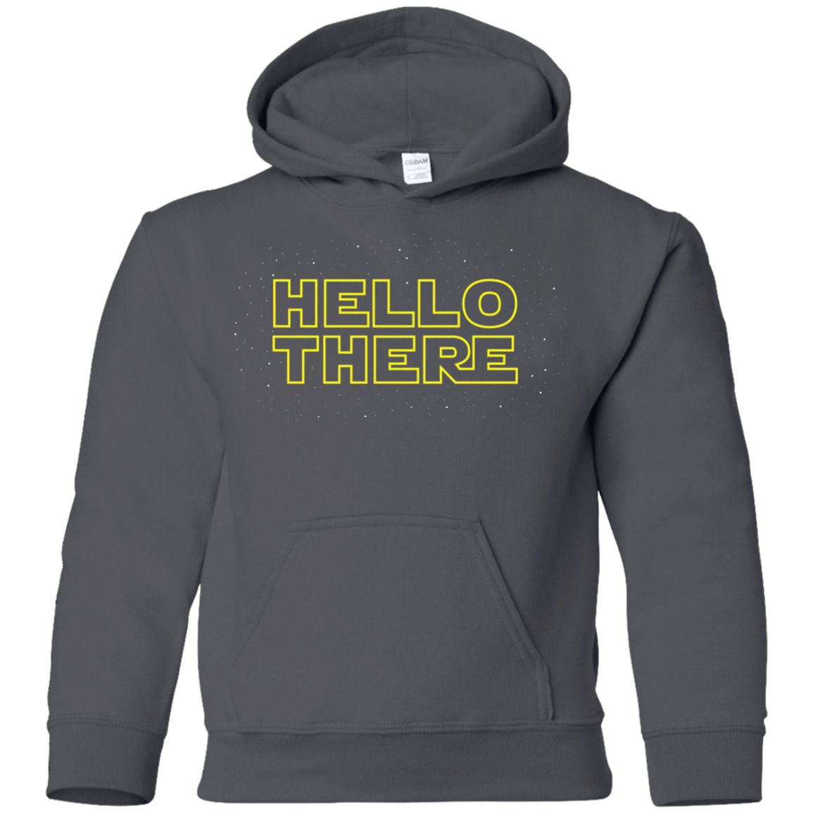 Sweatshirts Charcoal / YS Hello There Youth Hoodie