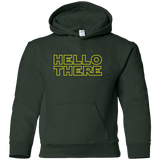 Sweatshirts Forest Green / YS Hello There Youth Hoodie