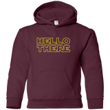 Sweatshirts Maroon / YS Hello There Youth Hoodie