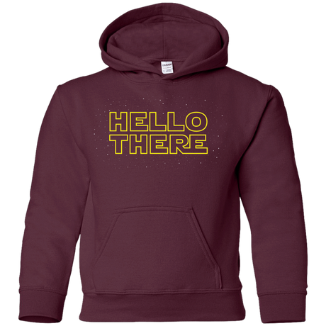 Sweatshirts Maroon / YS Hello There Youth Hoodie