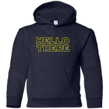 Sweatshirts Navy / YS Hello There Youth Hoodie