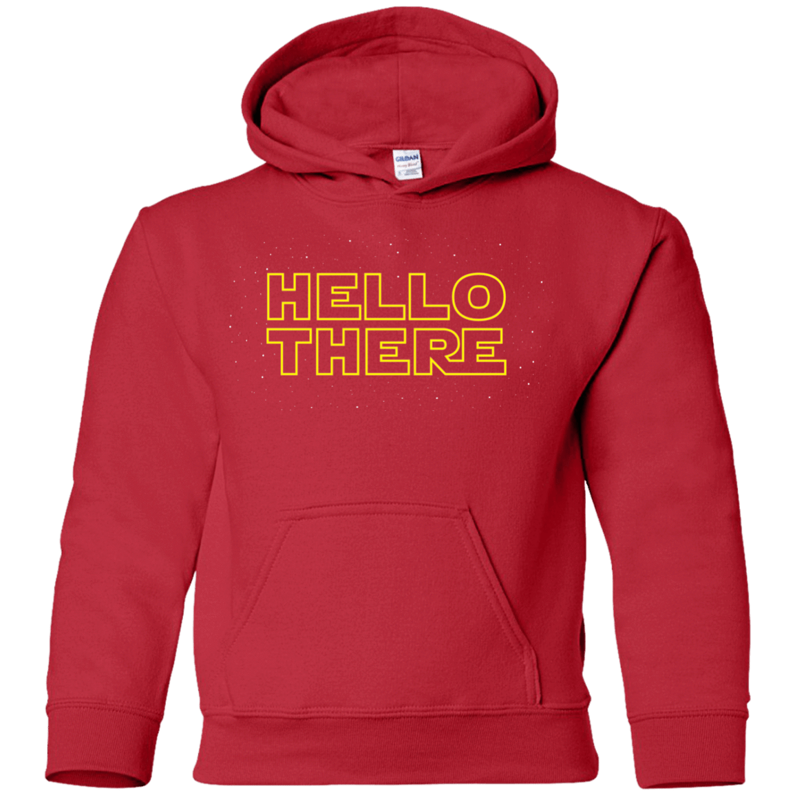 Sweatshirts Red / YS Hello There Youth Hoodie
