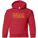 Sweatshirts Red / YS Hello There Youth Hoodie