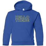 Sweatshirts Royal / YS Hello There Youth Hoodie