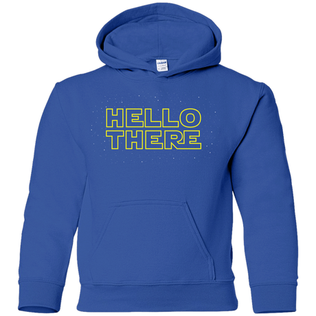 Sweatshirts Royal / YS Hello There Youth Hoodie