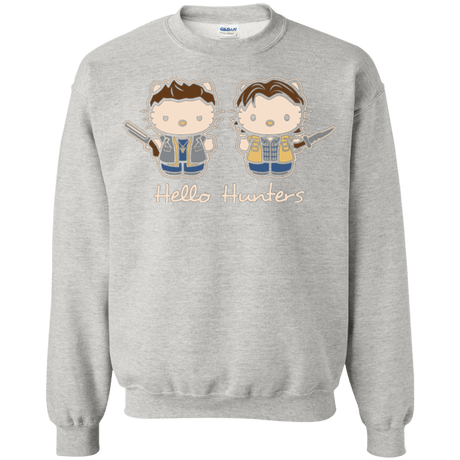 Sweatshirts Ash / Small hellohunters Crewneck Sweatshirt