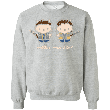 Sweatshirts Sport Grey / Small hellohunters Crewneck Sweatshirt