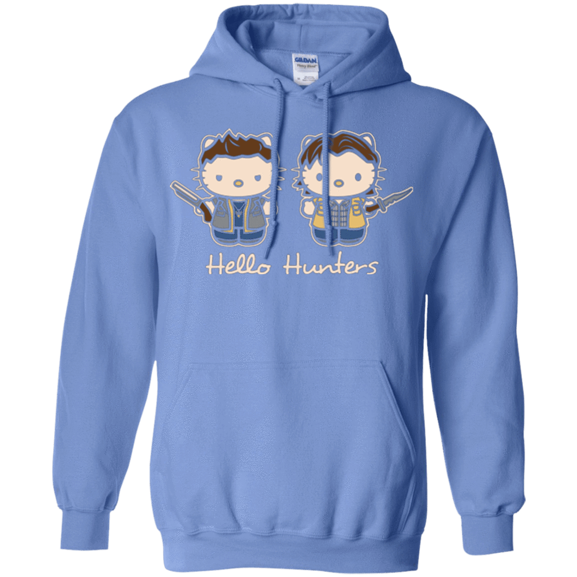 Sweatshirts Carolina Blue / Small hellohunters Pullover Hoodie