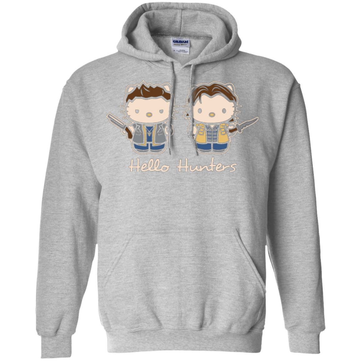 Sweatshirts Sport Grey / Small hellohunters Pullover Hoodie