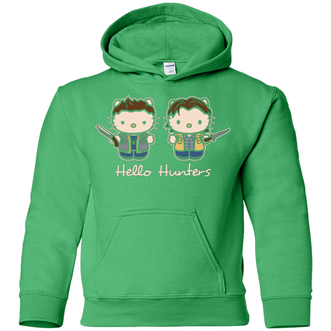 Sweatshirts Irish Green / YS hellohunters Youth Hoodie