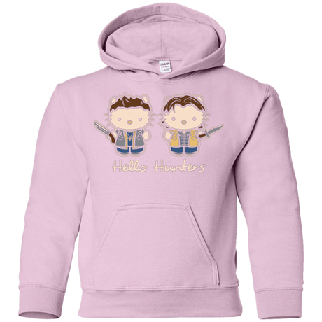 Sweatshirts Light Pink / YS hellohunters Youth Hoodie