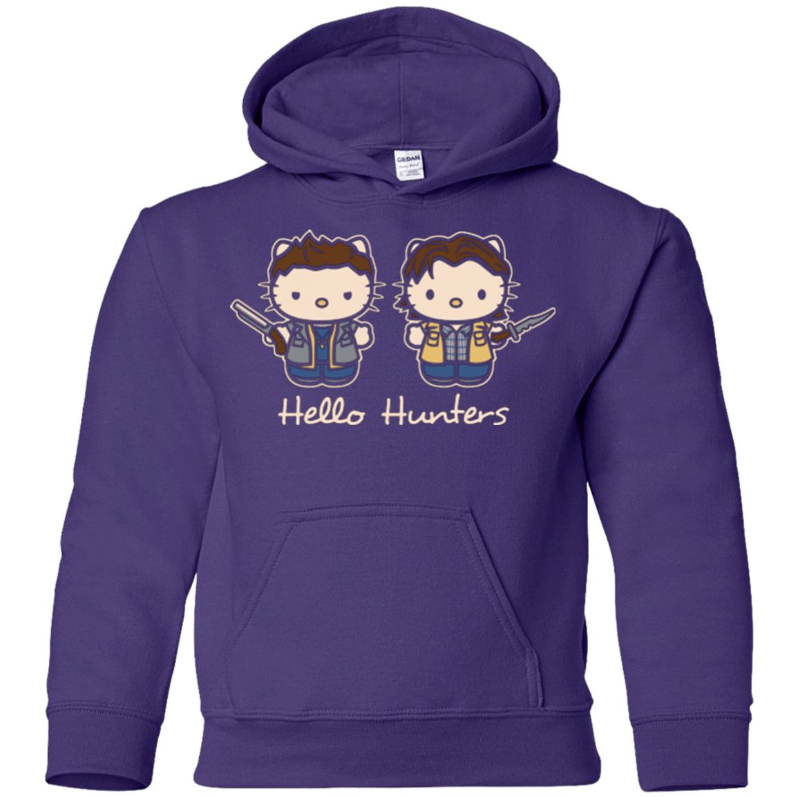 Sweatshirts Purple / YS hellohunters Youth Hoodie