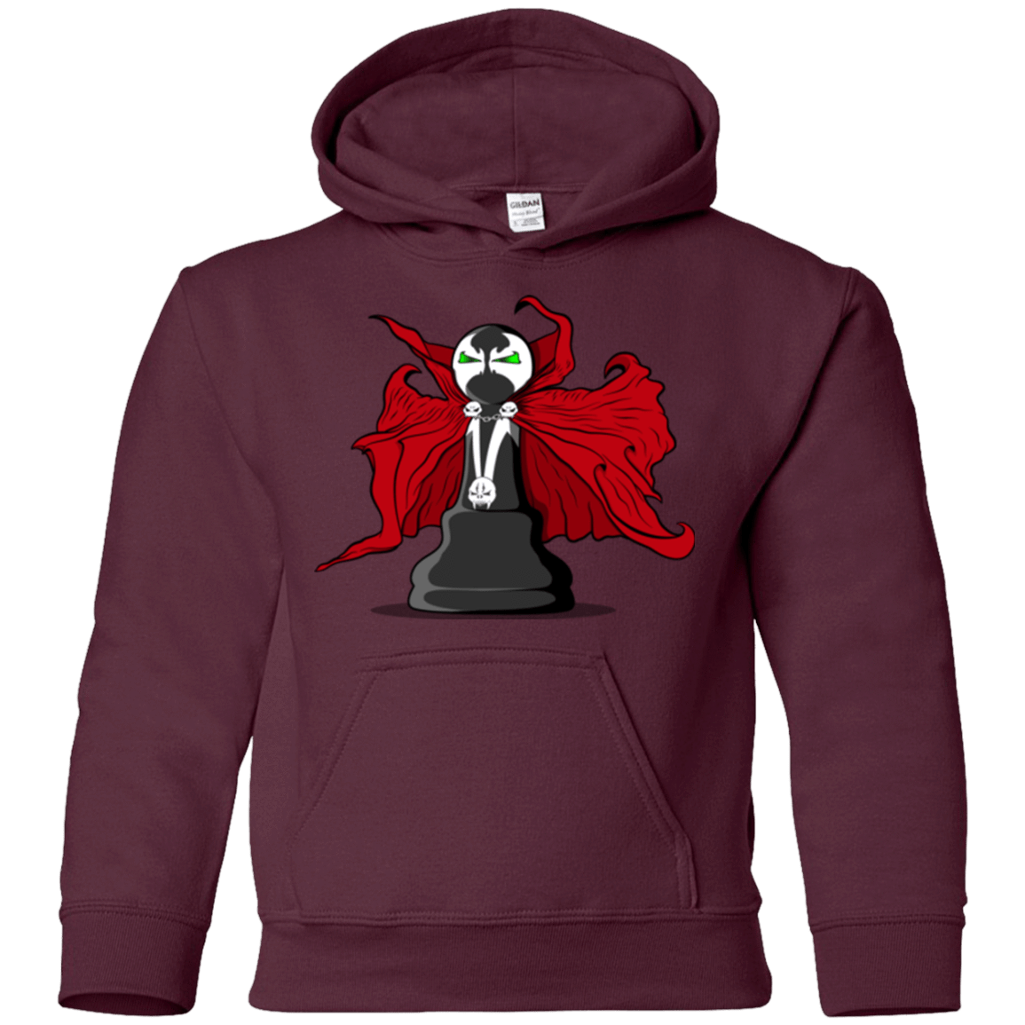 Sweatshirts Maroon / YS Hells Pawn Youth Hoodie